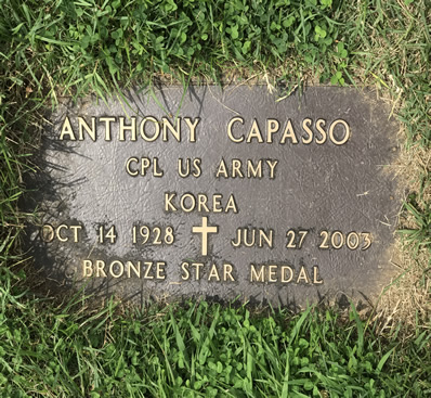 Anthony Capasso Grave Marker